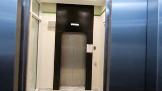 Into the elevator