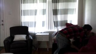 Quick sex on the sofa
