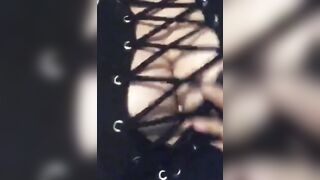 My snatch gets soak when i play with my breasts