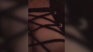 My snatch gets soak when i play with my breasts