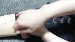 Multiple Cumshots into 1 Day - POT Hand Job Part two