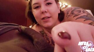 Pregnant Mom Gets Both Holes Nailed Doggy Style