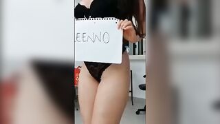 Arab cunt with mouth does a striptease part four