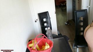 Stuck by my mom MILF Stepmom Inside Kitchen