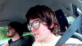 Yorkshire geek fucks amateurs butt