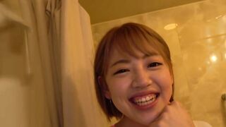 https://bit.ly/3iXw6ws Adorable Japanese teens with short hair has first point of view