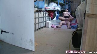Chesty teenagers gets mouth cumfilled