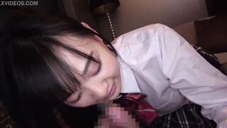 Japanese horney 19 year old wants more after she has her bushy