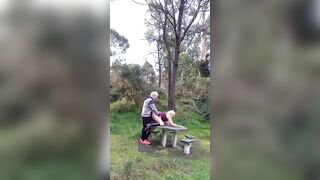 Outdoors roadside sex