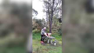 Outdoors roadside sex