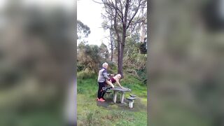 Outdoors roadside sex