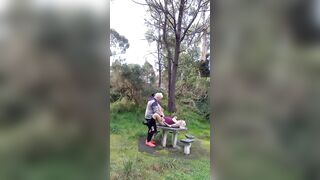Outdoors roadside sex