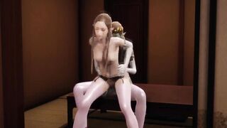Futa - Princess Zelda gets creampied by Puppet Princess Zelda