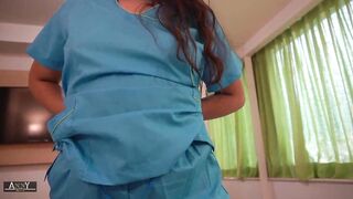 babe nurse give her patient the best medicine during the