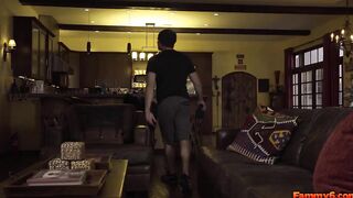 Nathan comes onto her masturbating stepmom Lily