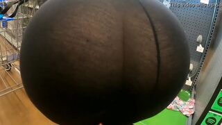 Cougar At Walmart View Through Big Ass Wedgie