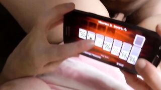 Anal with mistress while she plays Farmville!
