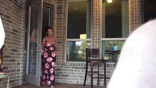 Deauxma and Savannah Steele offer husband double blow job.
