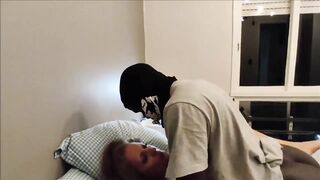 My wifey suffered all night with the massive dick of