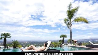 Daughter (Vanessa Sky) Becomes A Whore Because She Needs Cash