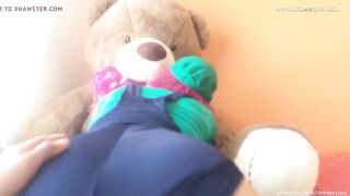 Virgin teenie cosplay chick, stepsister greets me with...