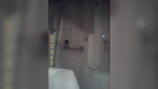 Goddess 18 yo with Bae body into shower