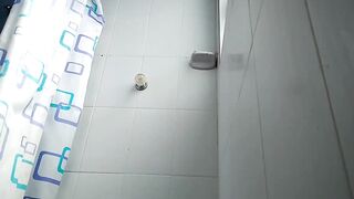 Concealed web cam in shower, Cutie body