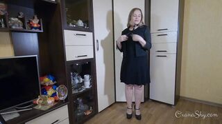 Gag ball, booty plug, sex toy and self-spanking!