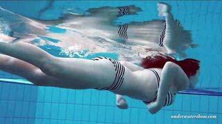 Piyavka Chehova hottest underwater stripping ever