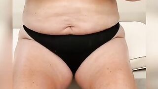 Ex-Wife strokes oil on her titted on a boat