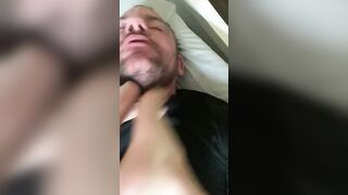 Choked by smelly foot