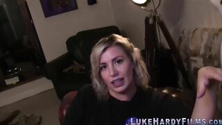 Lusty brit tit fucking and sucking off