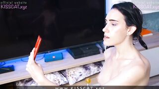Stepsister Try Blowing Chupa, but Brother's Huge Cock better to