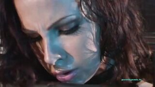 Gianna Michaels et ses gros seins, suce une bite et