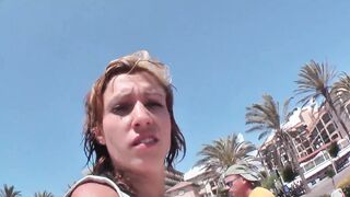 Piercing Snatch gebumst im Malle Urlaub Mega Jizzed