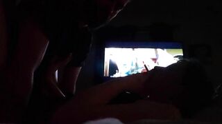 Milf smoking while getting pounded