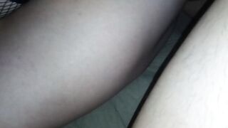 Wifey thick pawg thighs and butt ,boned sideways and jizzed