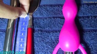 Old Perverse Mom Cervix Boned Carrot and big sex toy