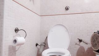 my mother leaves the toilet door open