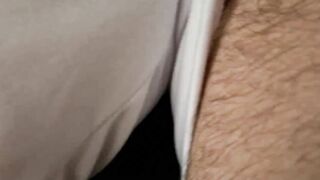 I bound him up and played with his dick