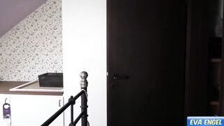 EVA ENGEL: Pervy bro fucks me and I pissing on