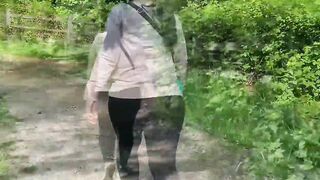 Milf Vpl Long Butt Outdoors
