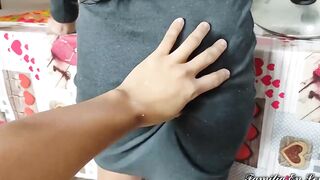 I sex tape my incredible sister-into-law while cooking - my perverted