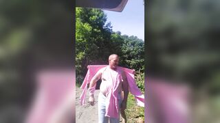 CFNM outdoor
