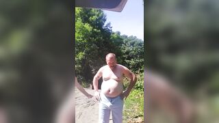 CFNM outdoor