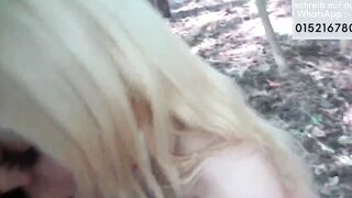 Im Wald ficke ich gerne mit dir du arsch loch