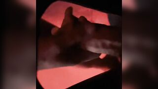 Mom takes dick glory hole with cum
