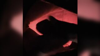 Mom takes dick glory hole with cum