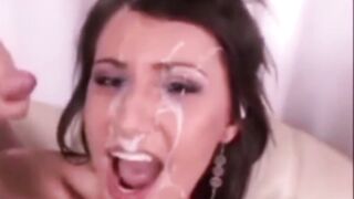 Filthy Facial Jizzed Compilation two