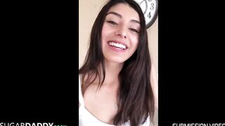 Tight Hispanic 19 Year Old Vanessa Loves Her SugarDaddy's Cock!